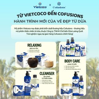 [NHÃN MỚI CFS] Dầu dừa tinh khiết mỹ phẩm Cofusions 250ml