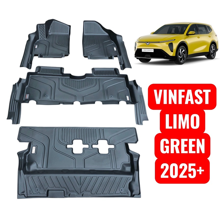 LIMO GREEN -Thảm lót sàn MAXXCAR cho xe VINFAST  LIMO GREEN 2025+ nhựa TPE nguyên sinh.