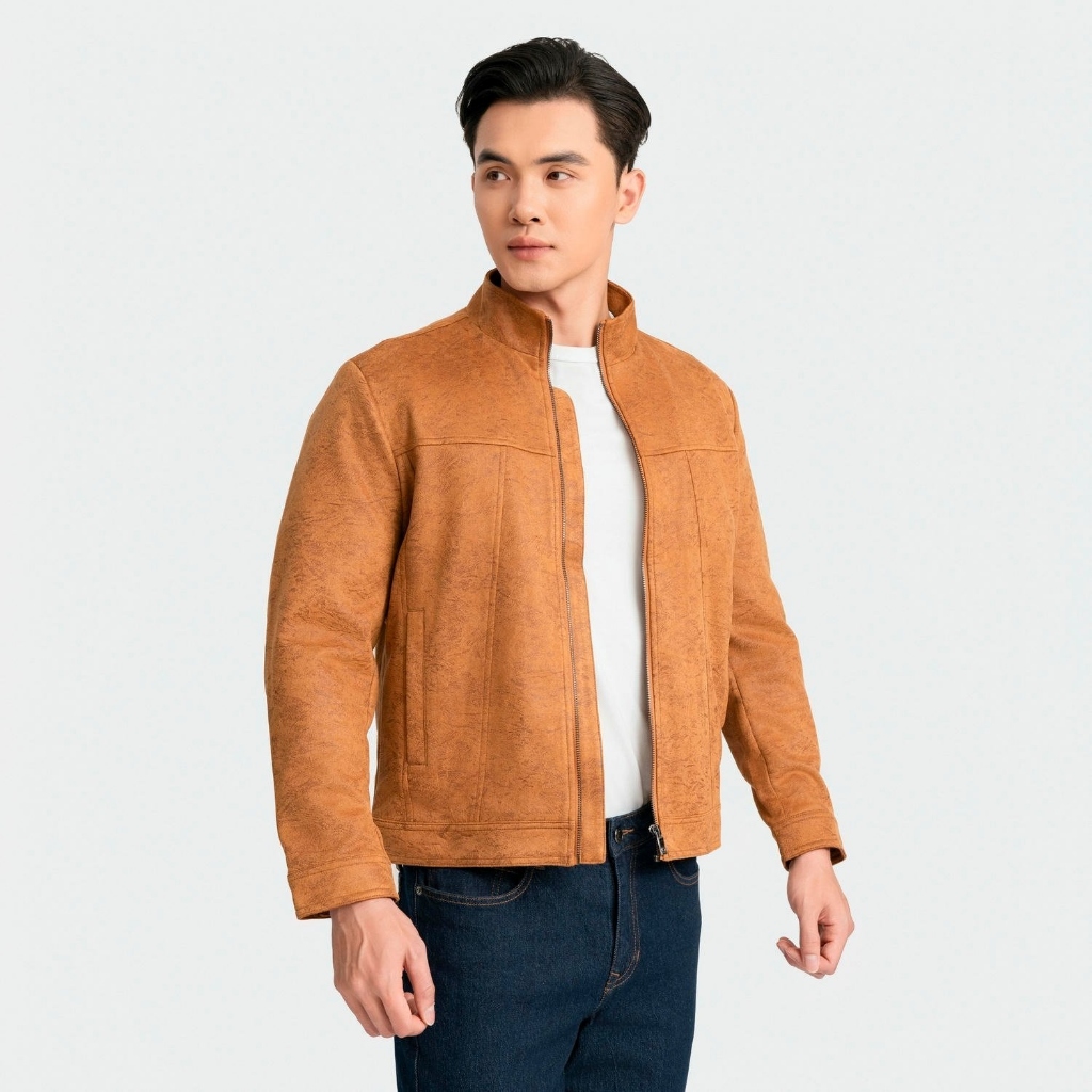 Áo Khoác hai lớp Nam Aristino AJK023BZ Phom dáng trẻ trung, kết hợp tone màu phóng khoáng, nam tính