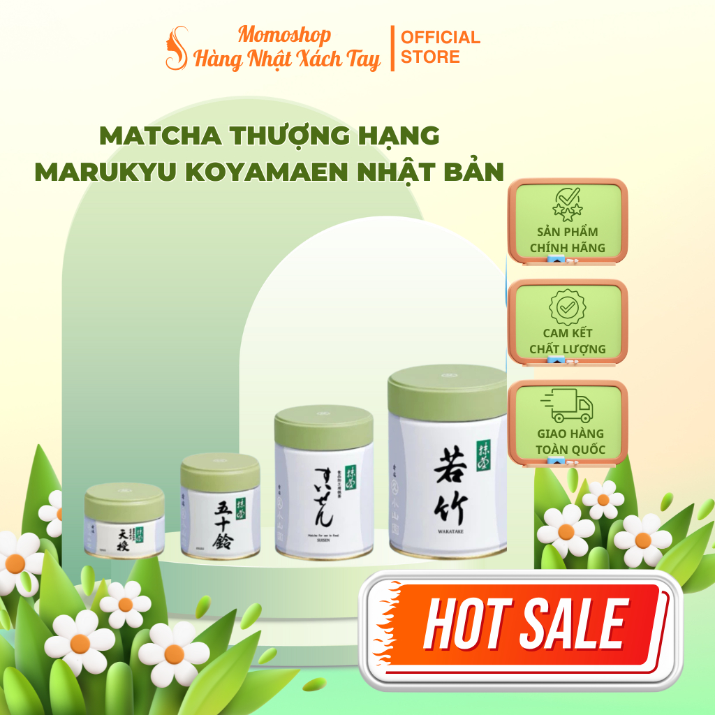 Matcha Thượng Hạng Marukyu Koyamaen Nhật Bản – Isuzu, Yugen, Wako, Unkaku, Suzukumo