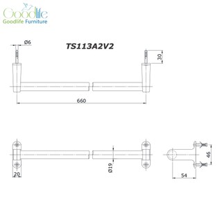 Thanh Treo Khăn TOTO TS113A2V2