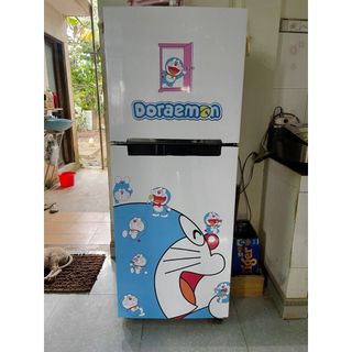 Miếng dán tủ lạnh DOREMON TEAM MINI - THUTHAODECOR