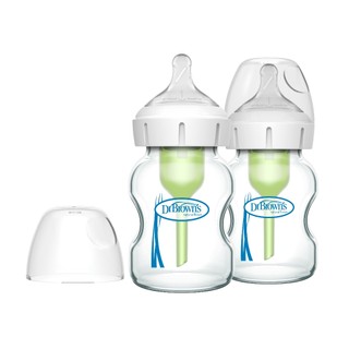 [ 52700 ] Bộ 2 bình sữa thuỷ tinh Dr.Brown's "Options Plus" cổ rộng 150ml