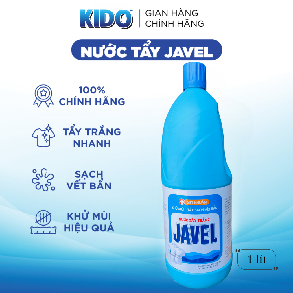 Tẩy trắng quần áo javel