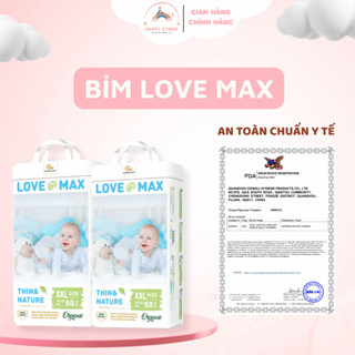 Tã Bỉm LOVE MAX chính hãng,siêu mềm mỏng thấm hút tốt,tã bỉm quần love max,bỉm organic Lẻ 1 bịch  