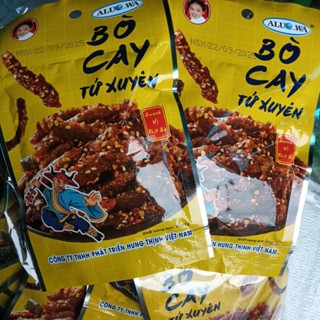  Bán sỉ Snack Bò Cay tứ xuyên bịch 30 gói đồ ăn vặt tuổi thơ 