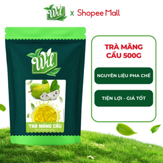  Trà mãng cầu Wil bột trà hòa tan trái cây không topping vẫn chuẩn vị túi 500g 