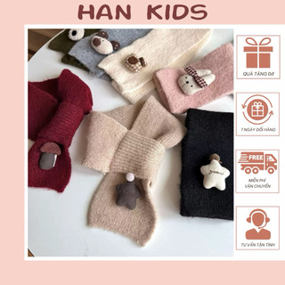 KL5 -  (Hàng QC) Khăn len lông cho bé từ 1 đến 3 tuổi