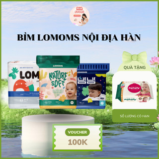   KÈM QUÀ  Tã Bỉm quần Lomoms Nature Soft  Air KiKi nội địa Hàn Quốc thoáng khí 2 chiều an toàn cho bé 