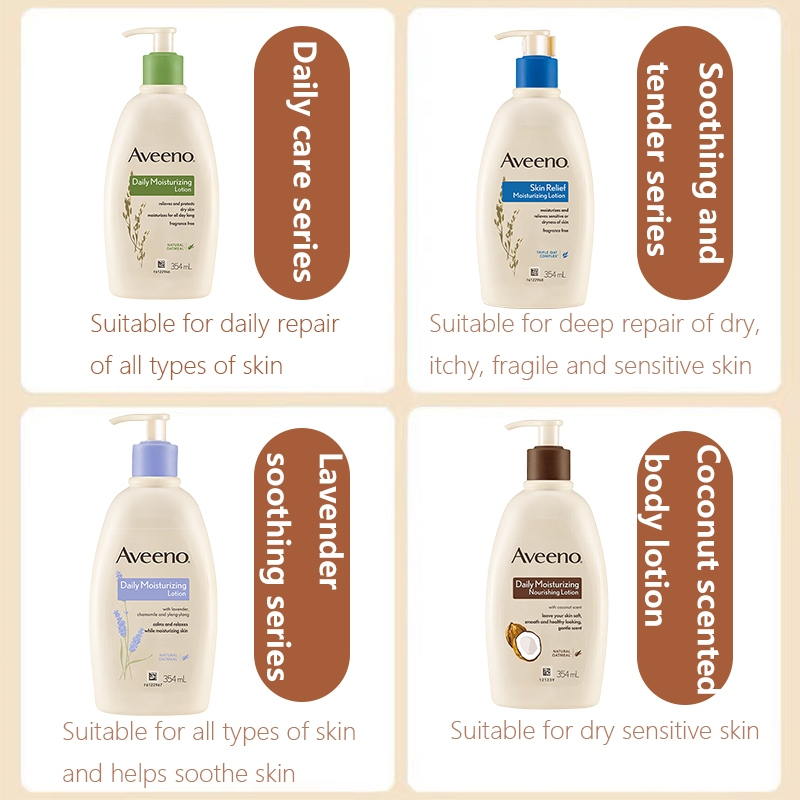 sữa dưỡng thể aveeno daily moisturizing lotion 354ml – dưỡng ẩm cho da khô & nhạy cảm, mềm mịn tự nhiên | BigBuy360 - bigbuy360.vn