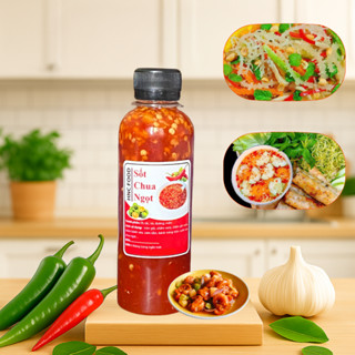 Sốt chua ngọt trộn nộm gỏi Hncfood, gia vị trộn nộm gỏi ăn liền tiện lợi