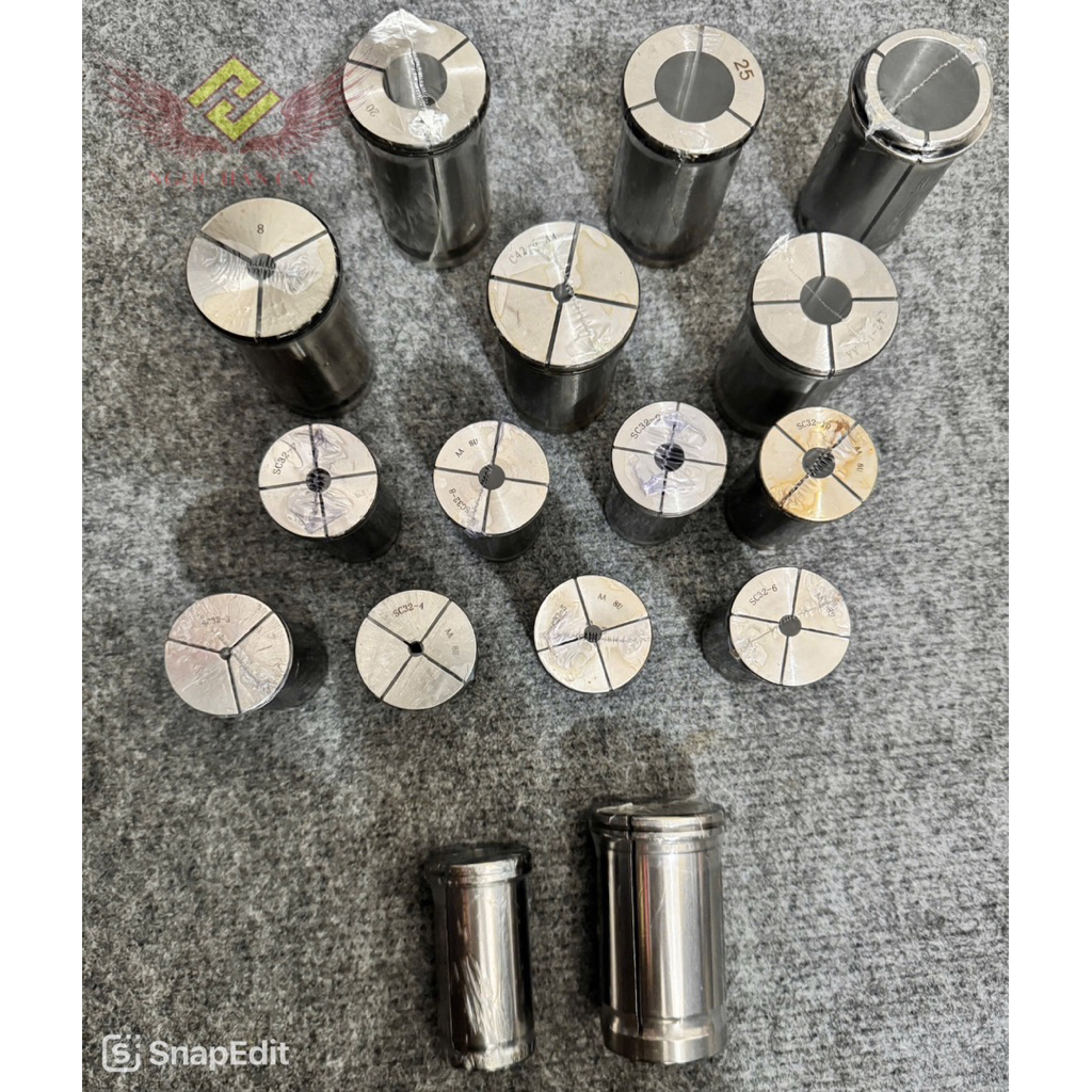 Collet C32, áo trụ C32 kẹp dao phay trụ