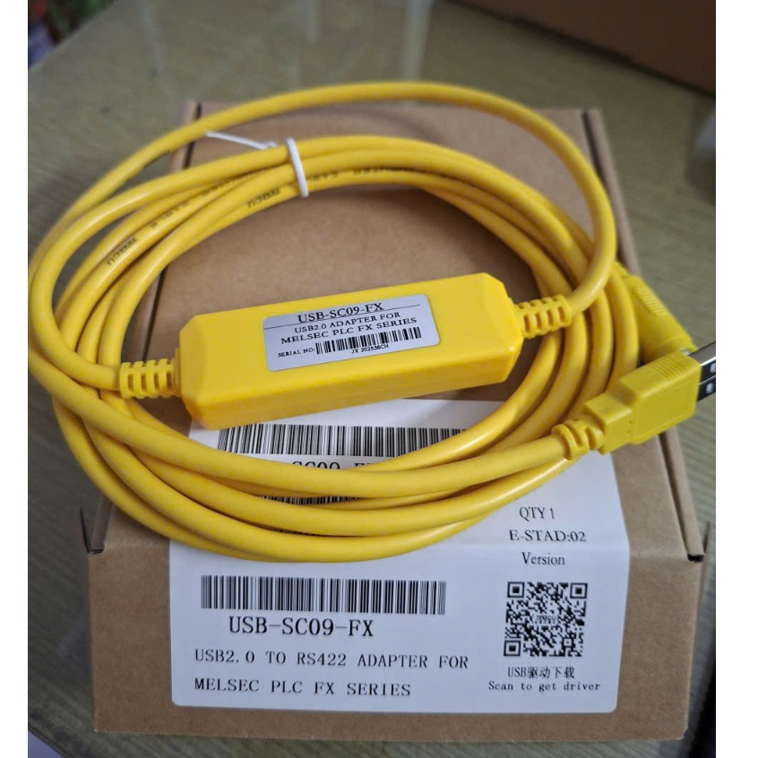 Cáp Lập Trình PLC MITSUBISHI USB SC09 FX1S, FX1N, FX2N, FX3U...