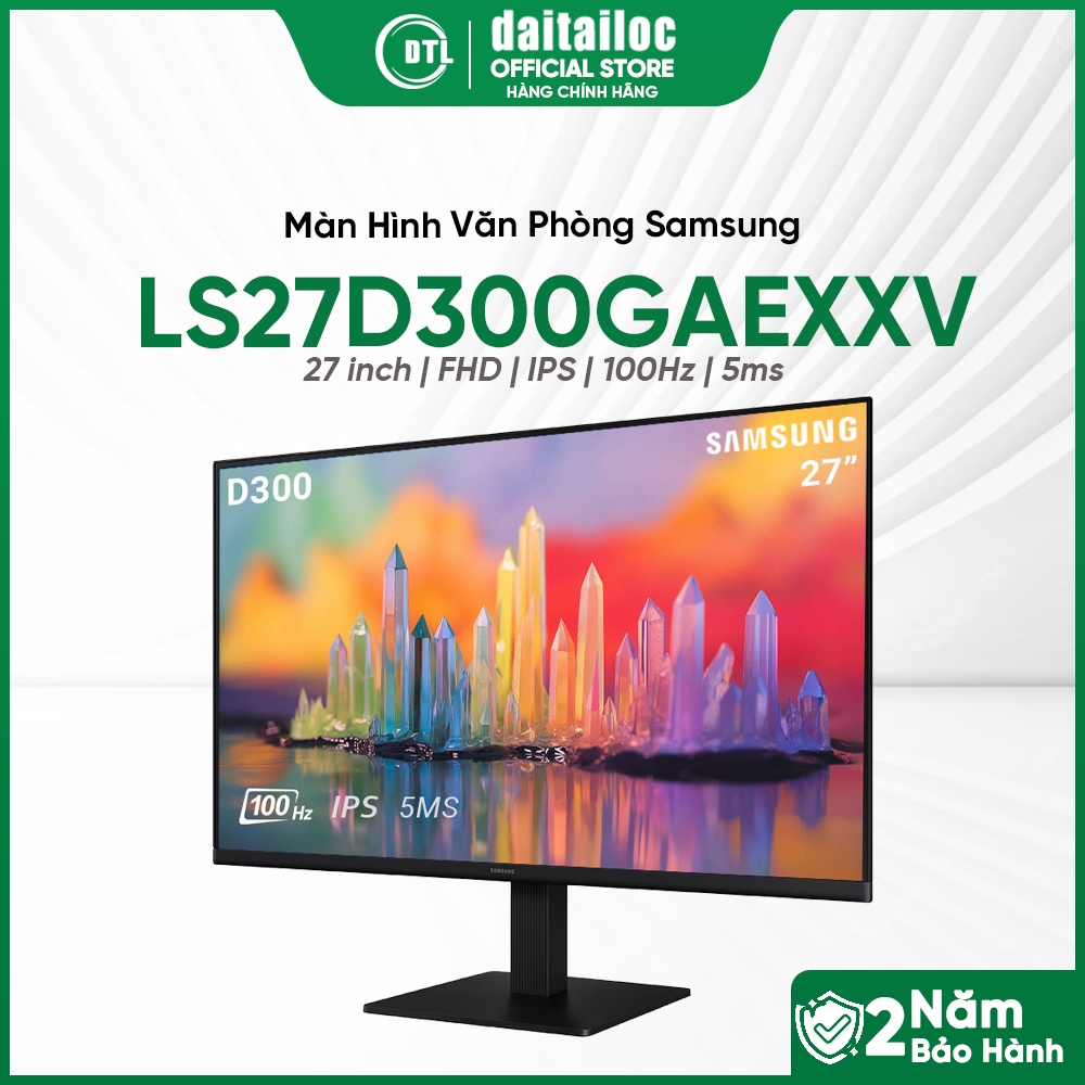 Màn Hình Samsung LS27D300GAEXXV 27inch Full HD IPS 100Hz 5ms | Chính Hãng | Bảo Hành 24 Tháng