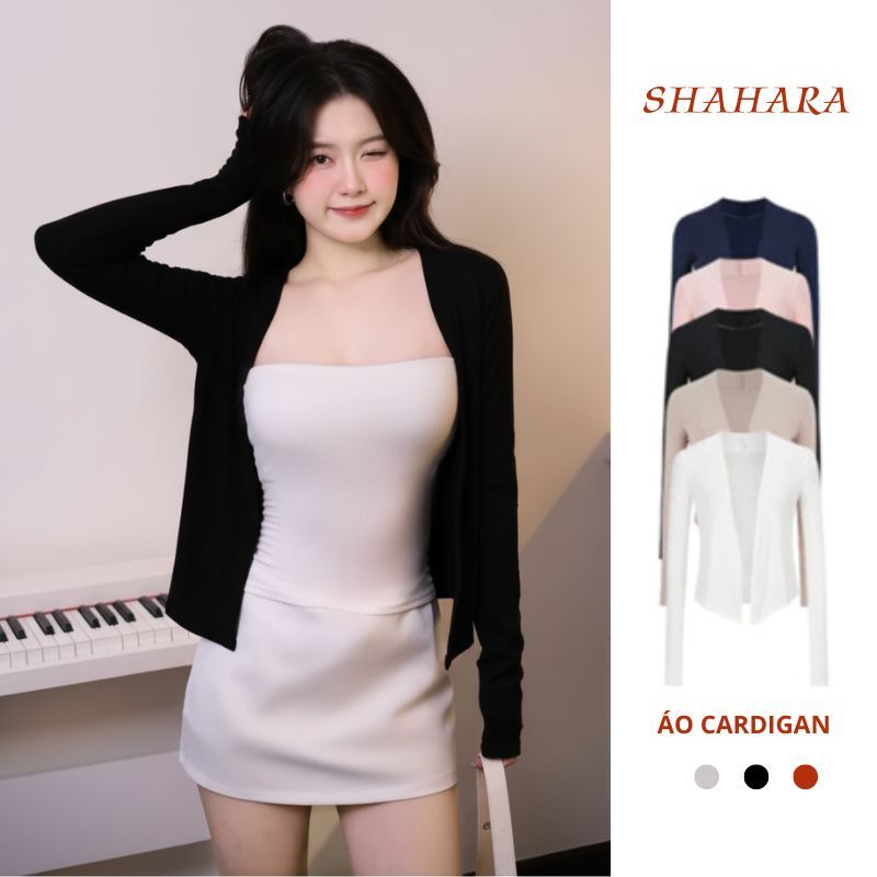 Áo Khoác Cardigan Dáng Dài cotton lông mịn Justdun-304