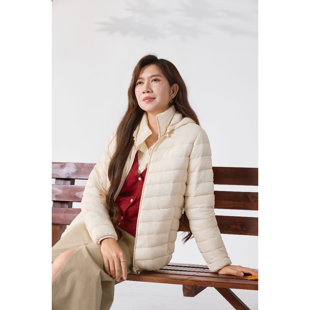  Áo khoác phao nữ 4S YODY siêu nhẹ có mũ form ôm nhẹ nhàng giữ ấm tốt cản bụi WCPJ25F037 | BigBuy360 - bigbuy360.vn