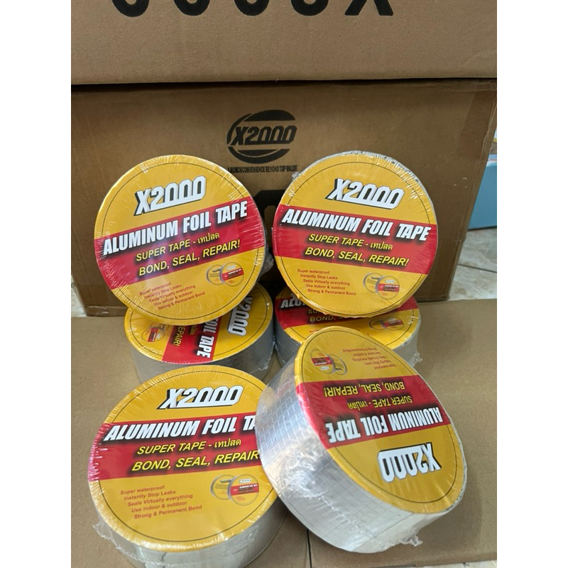 6 Cuộn 5cmx5m Băng Keo Chống Thấm Dột X2000 Chính Hãng Tặng 1