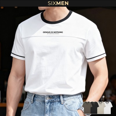 [NEW] Áo Thun Nam Genius Pilot SIXMEN Vải Cotton Cao Cấp, Co Giãn 4 Chiều, Form Fit Thoáng Mát