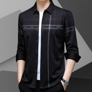  Áo Sơ Mi Nam Dài Tay Sọc ngang dọc mới Mẫu VQ01 Thời Trang Cao Cấp PONIVA Chất Vải Dệt Mềm Mịn Chuẩn 