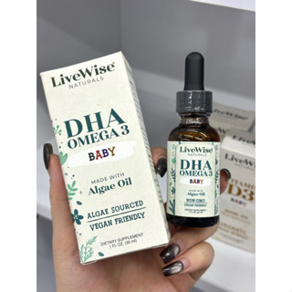 Siro DHA Omega3 Baby LiveWise Naturals thuần chay 30ml
