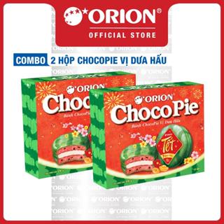   LIVESTREAM  Combo 2 Hộp 12 gói Bánh Chocopie vị Dưa Hấu  336g  