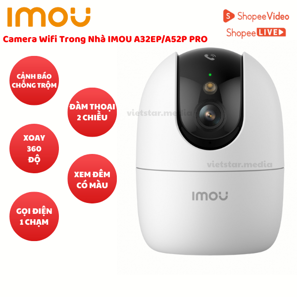 Camera IMOU Ranger A32/A52 Pro 3MP/5MP – Giám sát thông minh, hình ảnh 2K sắc nét, nhận diện AI chuẩ