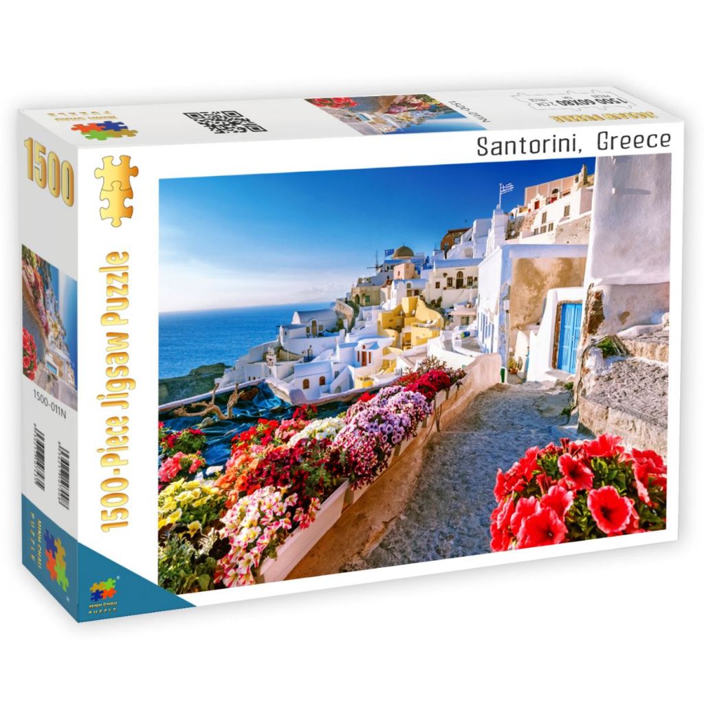BỘ TRANH XẾP HÌNH CAO CẤP SANTORINI GREECE ( 1500 MẢNH )