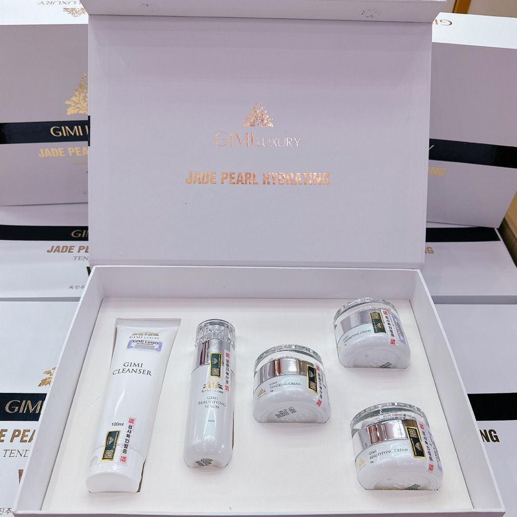 Bộ Kem Gimi Luxury Vip Vỏ Trắng 2025 ( Team Qr Chống Nhái )