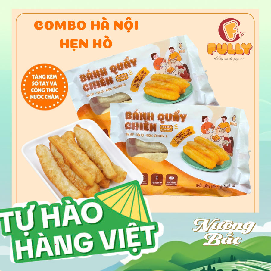 Combo Hẹn Hò 02 gói Fully Quẩy Hà Nội Gói Chiên Sơ - Ăn Vặt Tiện Lợi Snack Food