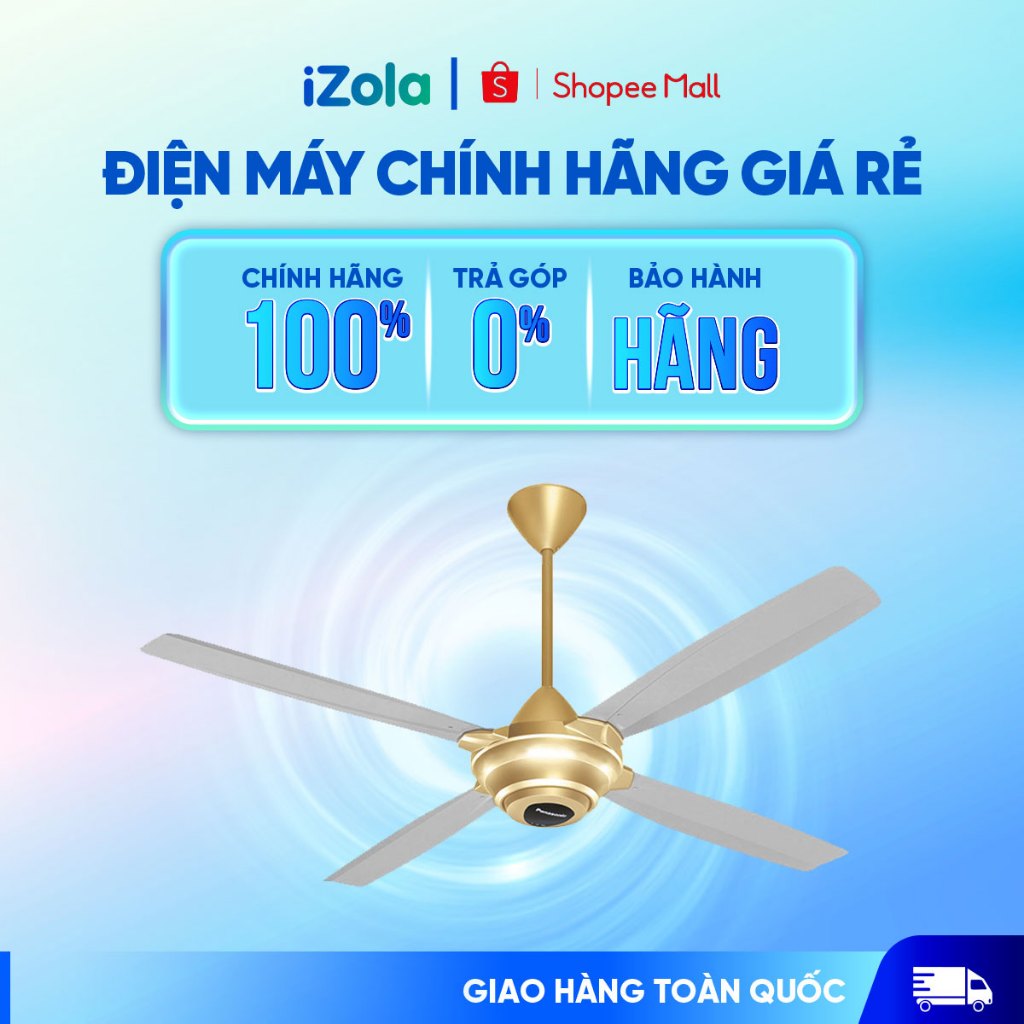 F-56MZG-GO - Quạt trần Panasonic 4 cánh F-56MZG-GO 59W - Hàng chính hãng