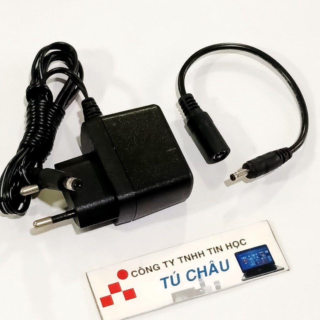 Adapter DC 12V - 0.5A + Cáp chuyển ra 3.5mm / Adapter DC 12V - 2A: Đầu cắm 3.5mm / Đầu cắm 4.0mm