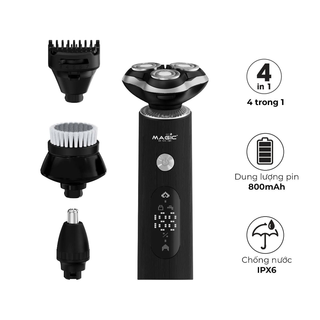 Máy cạo râu Tỉa Lông Đa Năng MAGIC Eco Pro-40