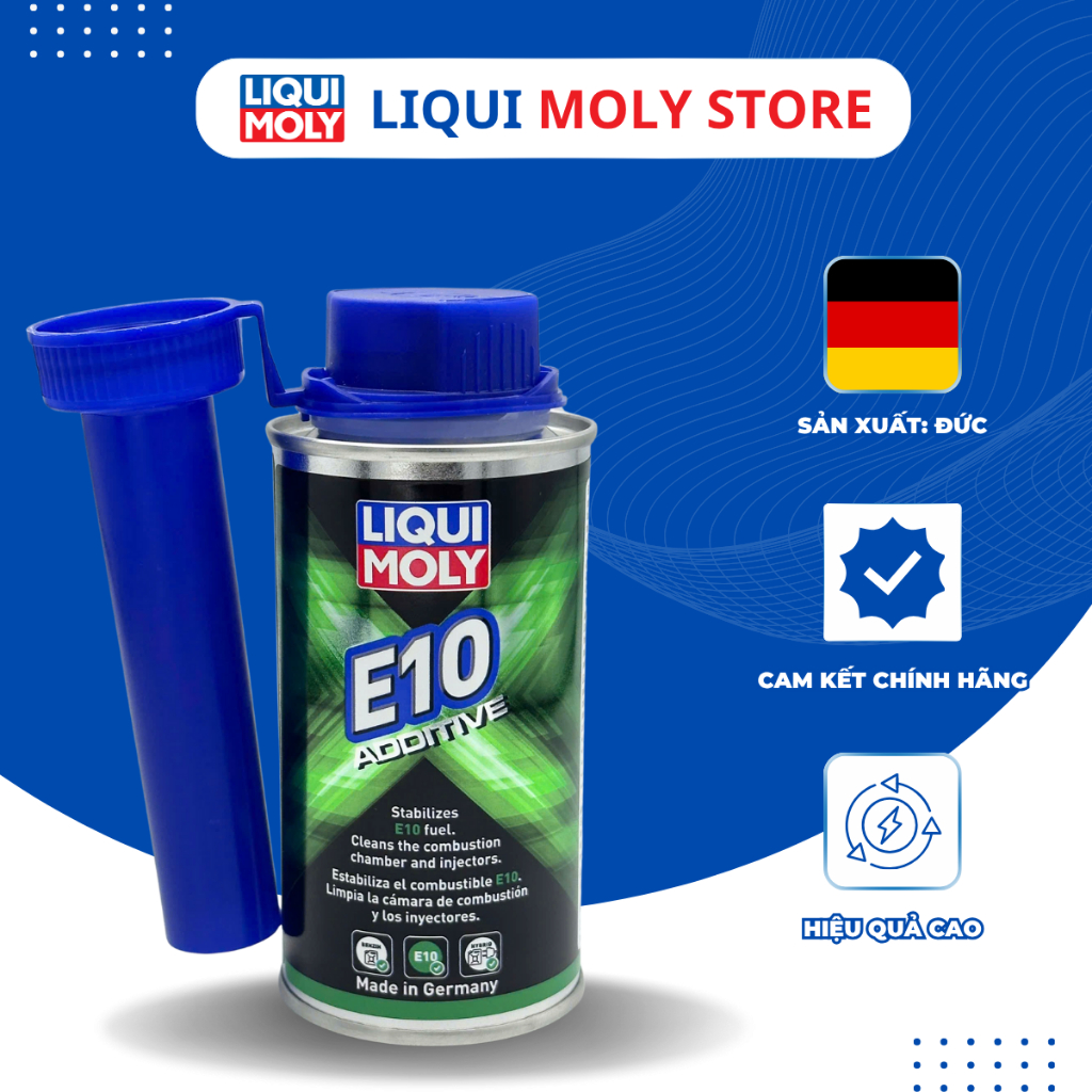 Liqui Moly E10 150ML phụ gia ổn định cho xăng E10- Sản xuất tại Đức