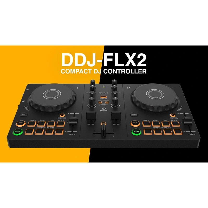 Bàn DJ AlphaTheta DDJ-FLX2 – Dễ Học, Đa Phần Mềm, Bluetooth, Pin USB-C Tiện Lợi, Linh Anh Audio