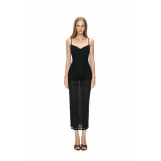  DAPHALE - Đầm Lưới Ôm Corset Đắp Ren Ngực Catalina 