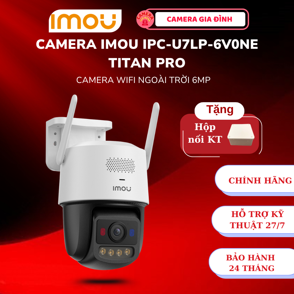 Camera Wifi IMOU TITAN PRO IPC-U7LP-6V0NE 6MP 3K+