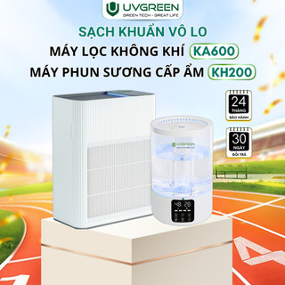 Combo Máy Lọc Không Khí KA600 & Máy Phun Sương Tạo Ẩm KH200 - UVC LED - Lọc Sạch Bụi Mịn - Xông Tinh Dầu