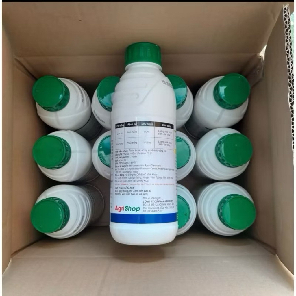 THÙNG 12 CHAI - Zero Anvil 1 lít - Ấn Độ - Nấm hồng, phấn trắng, thán thư, vàng lá do nấm lá xanh dà