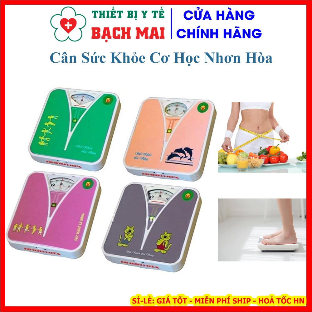 Cân sức khỏe cơ học Nhơn Hòa – Tải trọng 120kg