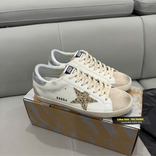  X2Man  Giày Thể Thao Sneaker Cổ Thấp Golden Goose Trắng Sao Vàng 
