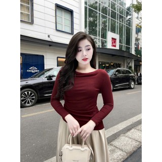 Áo giữ nhiệt nữ mã 267 thiết kế phối nhún sườn chất liệu co giãn 4 chiều mềm mịn, giữ ấm cơ thể tốt Evalover
