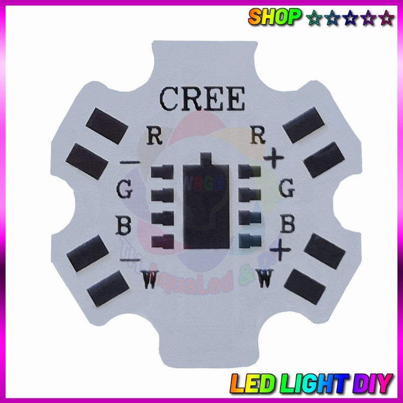 Mạch led 3535 WRGB 20mm đế led Cree 8 chân sử dụng cho chip led 3535 WRGB 4 kênh mạch chuẩn dày ít h