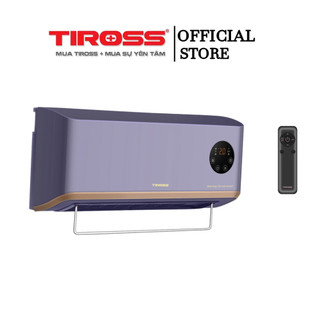 Máy Sưởi Treo Tường TIROSS TS9294 - Công suất 2200W, 3 Chế Độ, Hẹn Giờ 24h, LED Cảm Ứng, Có điều khiển từ xa