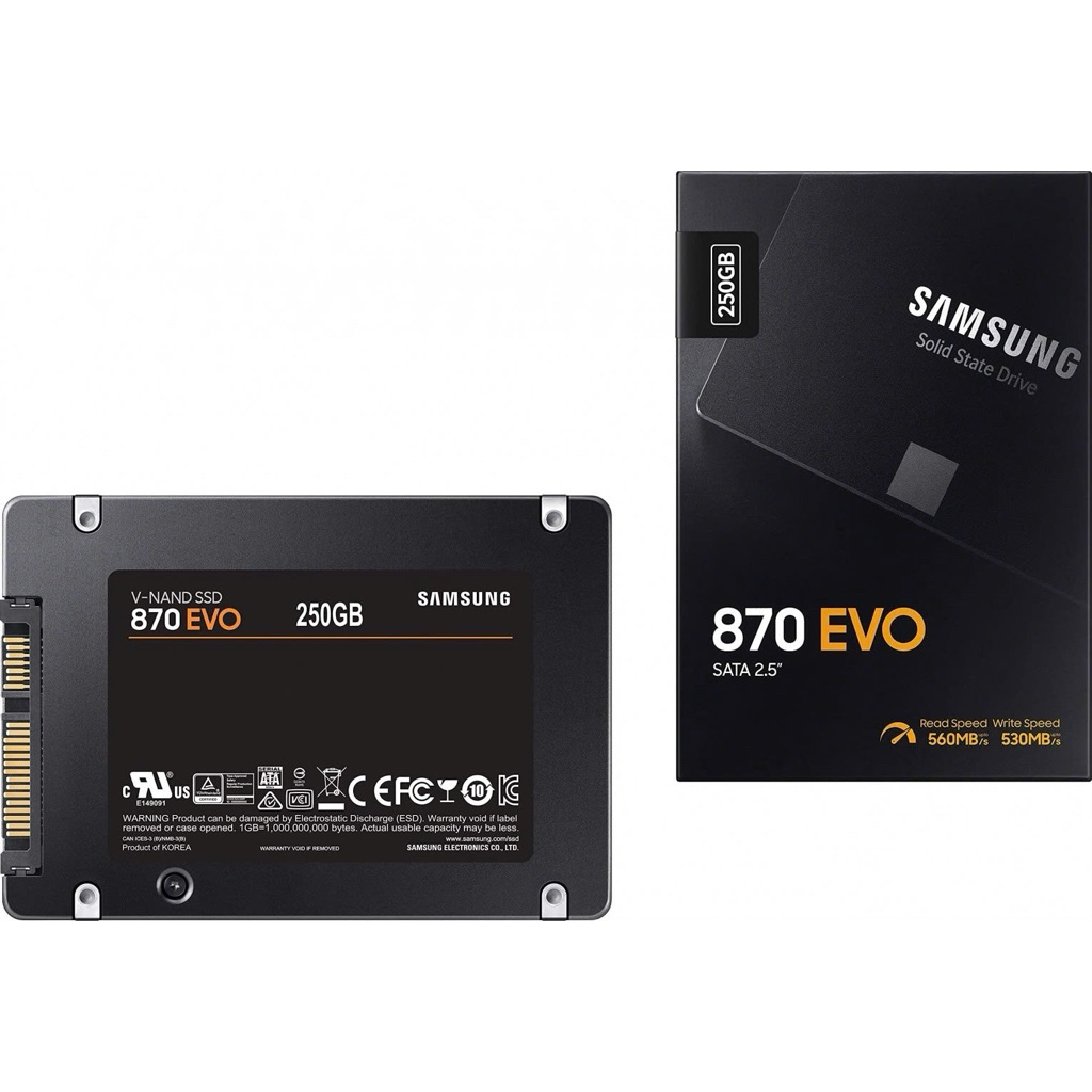 Ổ SSD Samsung 870 Evo MZ-77E250BW 250Gb