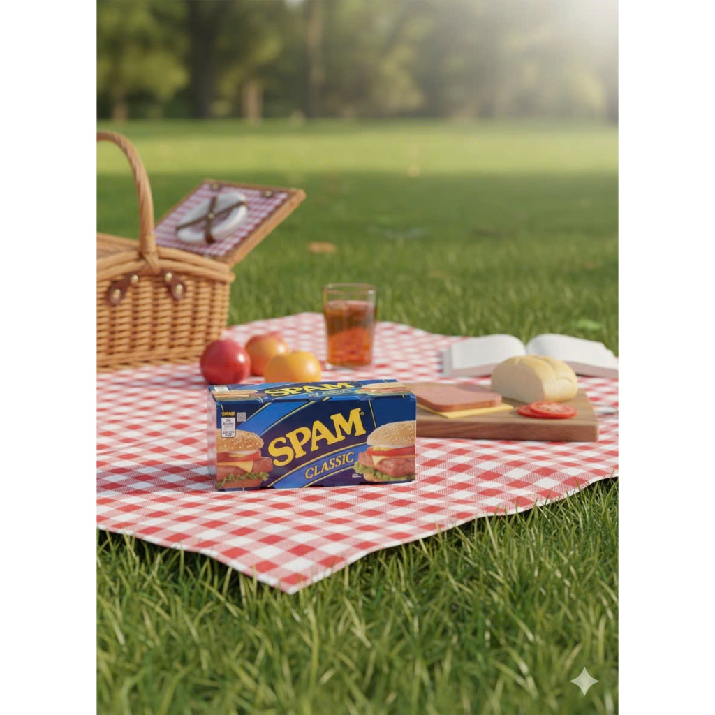 Lốc 8 hộp Thịt Hộp SPAM BÁNH MÌ CLASSIC Nhập Khẩu Mỹ 340g SPAM Classic – Món thịt hộp tiện lợi chuẩn