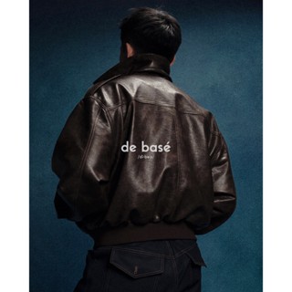  basé JACKET 02 - Áo Da Microfiber Form Crop - de basé 