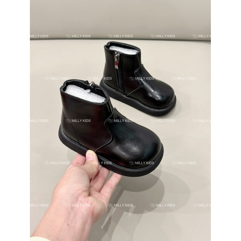 Boot Siêu Chất Cho Bé-Boot Cho Bé Gái Da Pu Cao Cấp 23-35