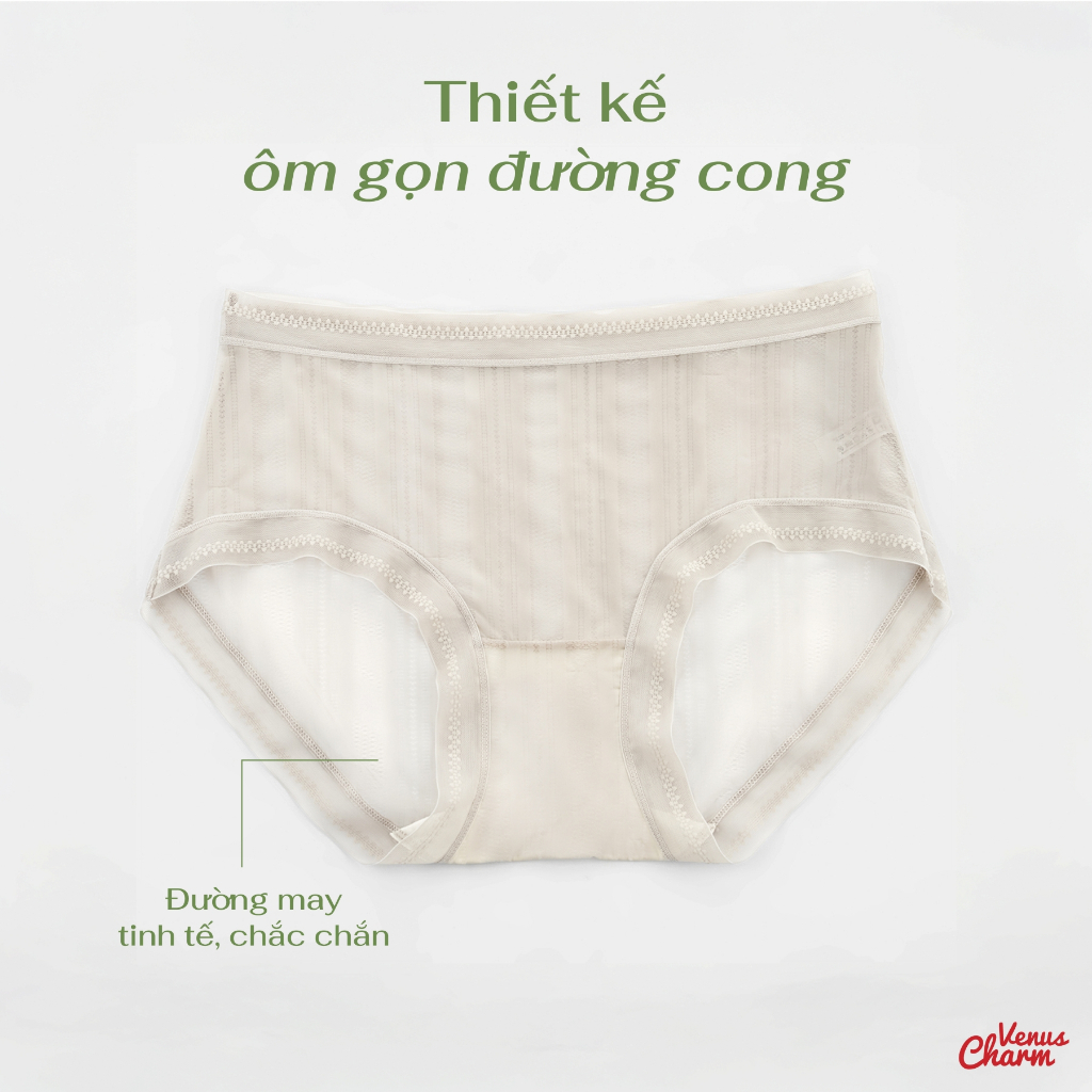 Quần lót ren kháng khuẩn tinh chất hoa trà sợi 10D siêu mỏng 9658 | BigBuy360 - bigbuy360.vn
