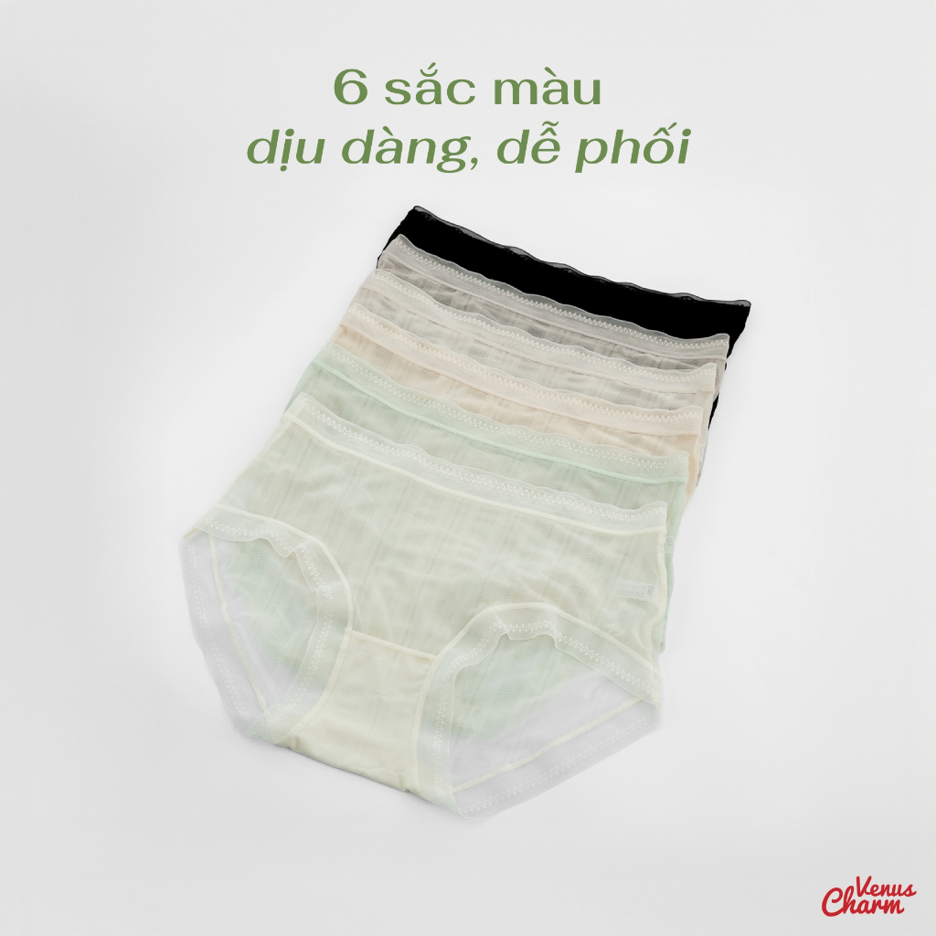 Quần lót ren kháng khuẩn tinh chất hoa trà sợi 10D siêu mỏng 9658 | BigBuy360 - bigbuy360.vn