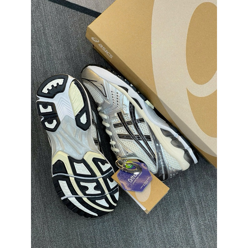 Giày sneaker 𝐆𝐞𝐥 𝐊𝐚𝐲𝐚𝐧𝐨 𝟏𝟒 𝐖𝐡𝐢𝐭𝐞 𝐁𝐥𝐚𝐜𝐤 🤍🩶